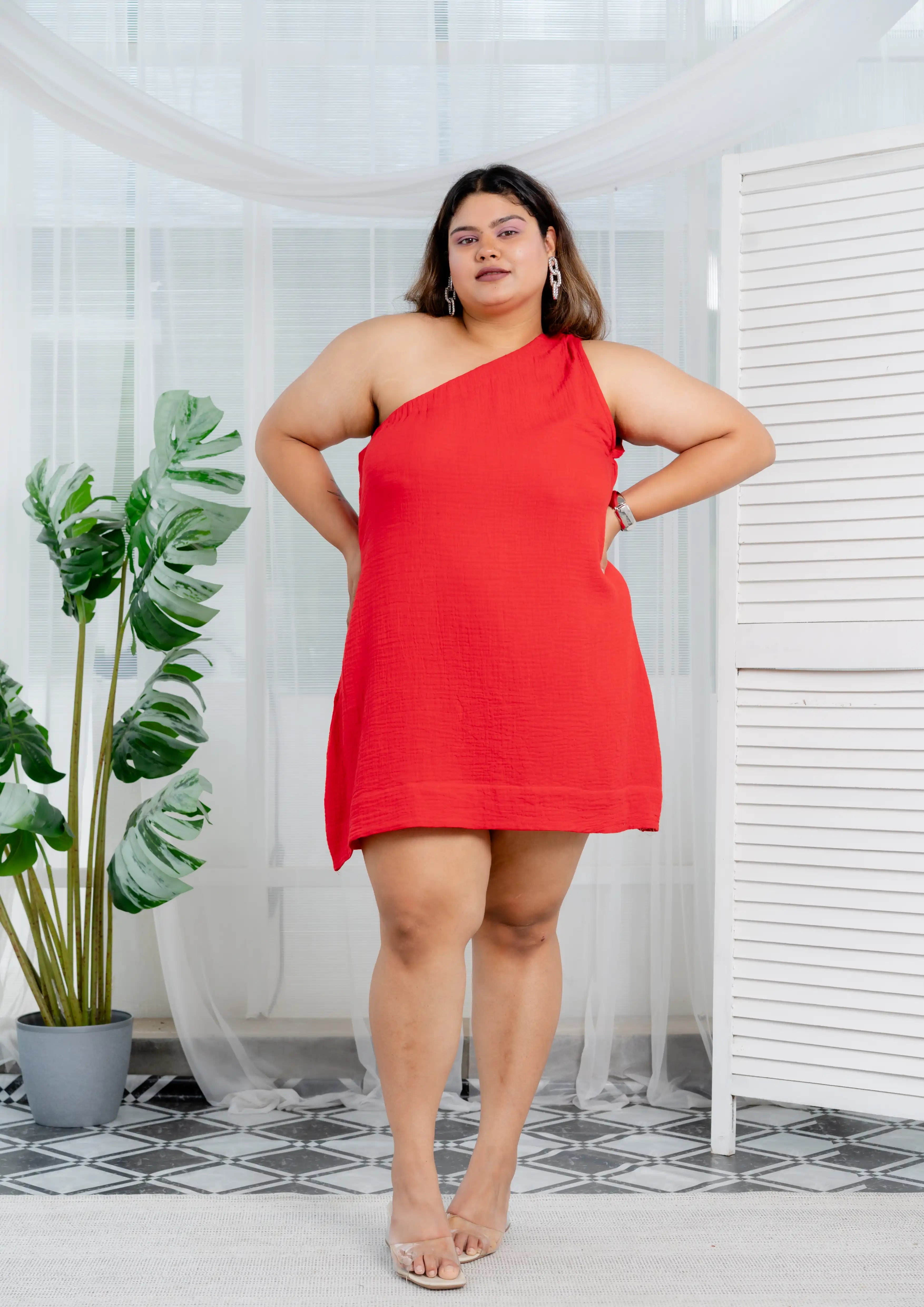 Pep One Shoulder Dress