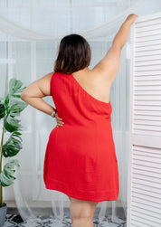 Pep One Shoulder Dress