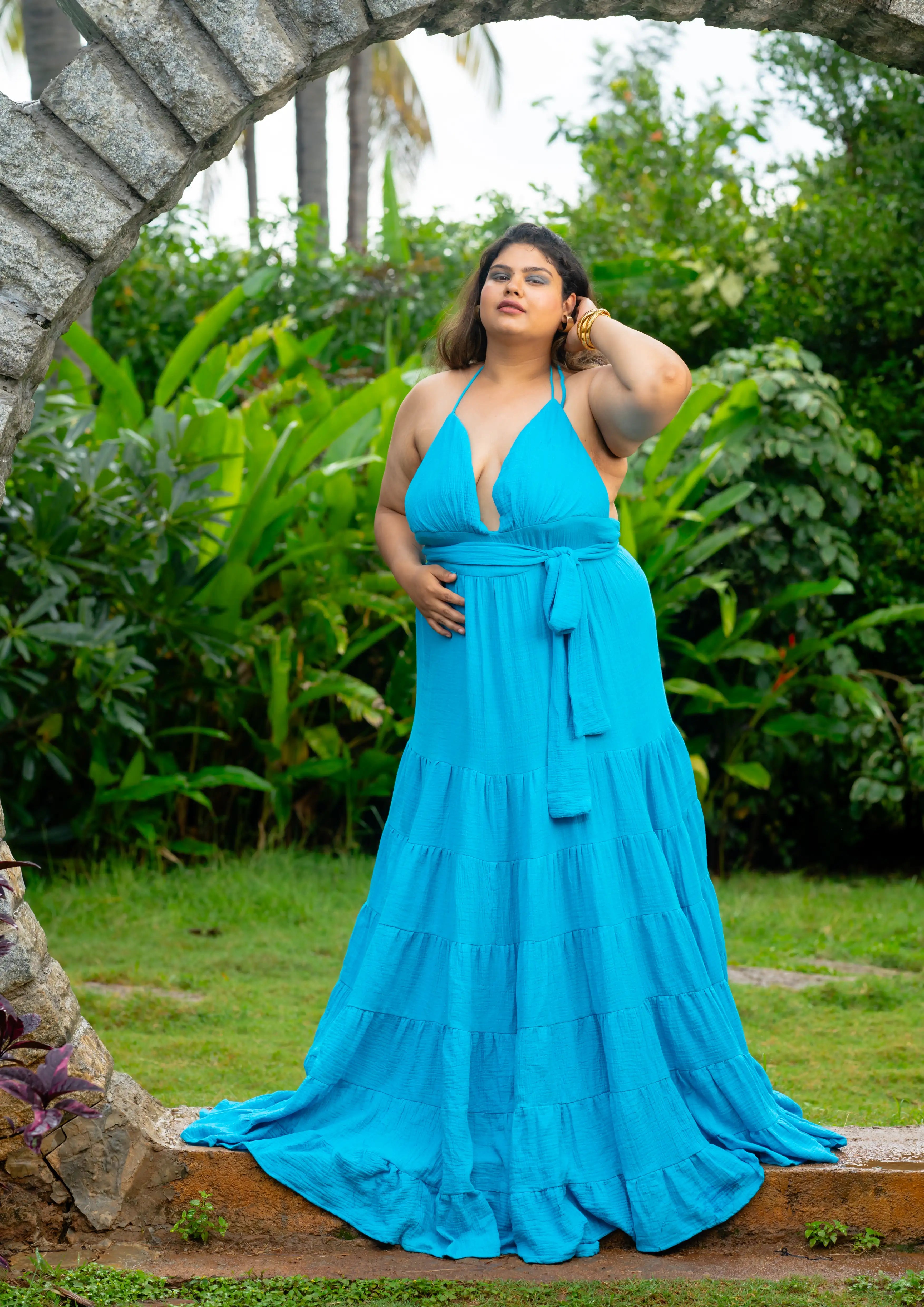 Mermaid Layered Gown